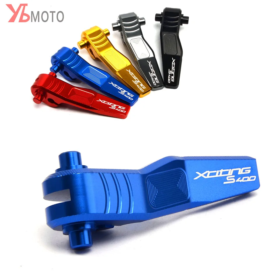 

New Design Motorcycle CNC Aluminum Blue Parking Brake Lever For KYMCO XCITING S 400 XCITINGS400 2017 2018 2019 Accessories