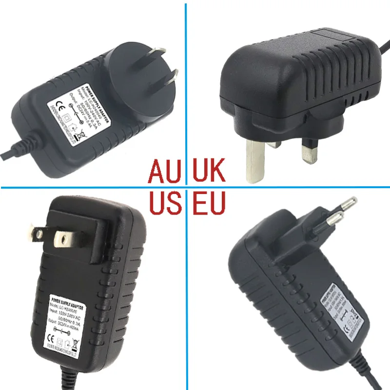 Vored 1 шт. AC 100 В-240 В DC 24 400ma Универсальный Зарядное устройство адаптер конвертер