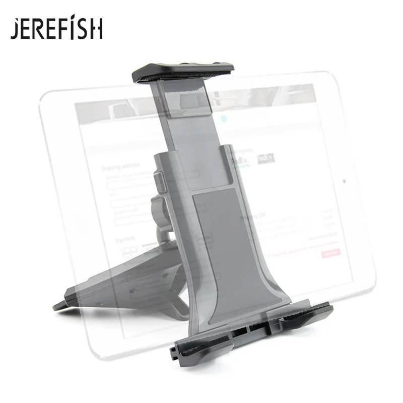 JEREFISH Универсальный Автомобильный держатель для телефона, автомобильный слот для CD, крепление для iPhone X 8 7 6, смартфон, сотовый телефон, 4,7-11 дюймов, держатель для планшета