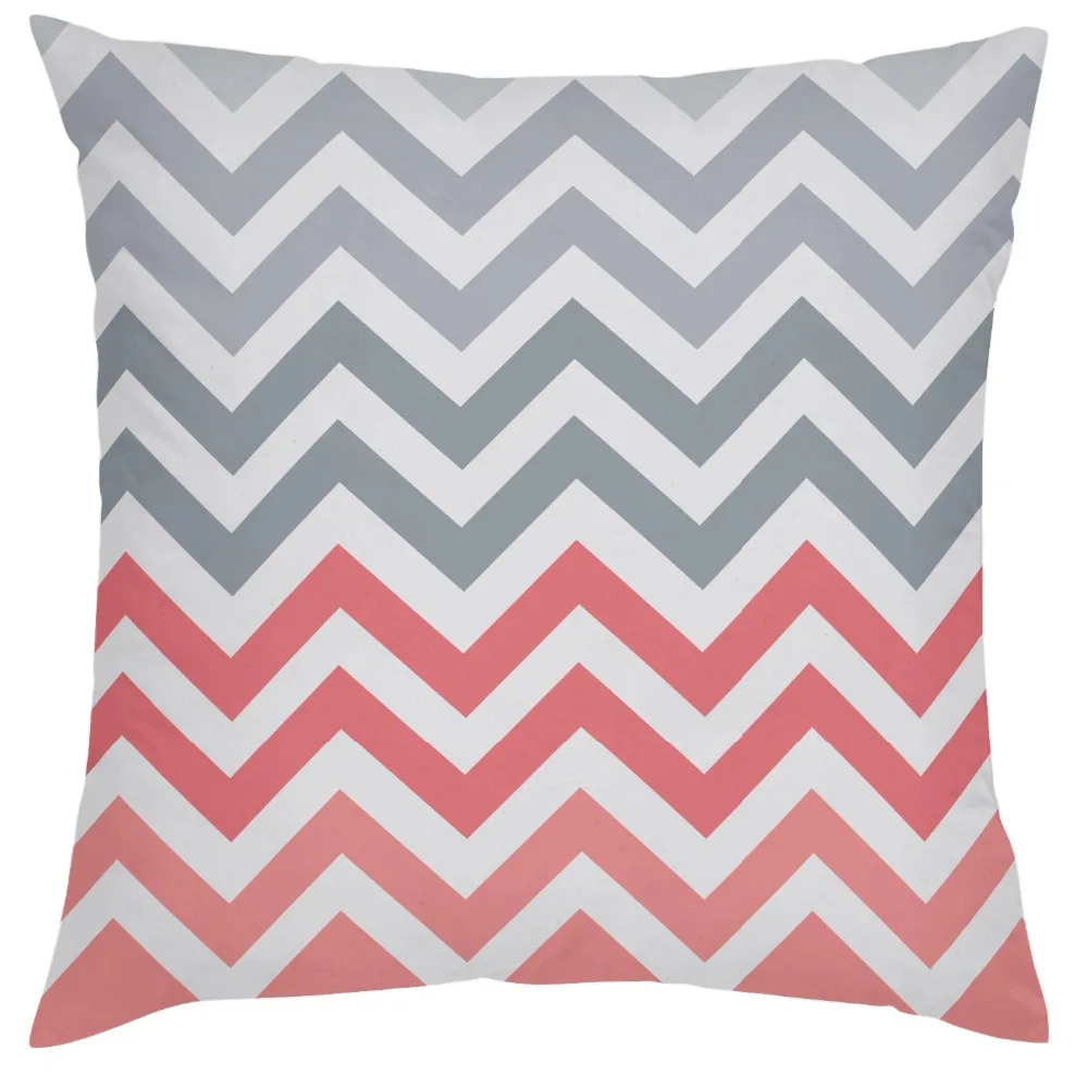 

Chevron Zigzag Faded Pattern Pillowcase Mint Blue Green Turquoise Blue Modern Home