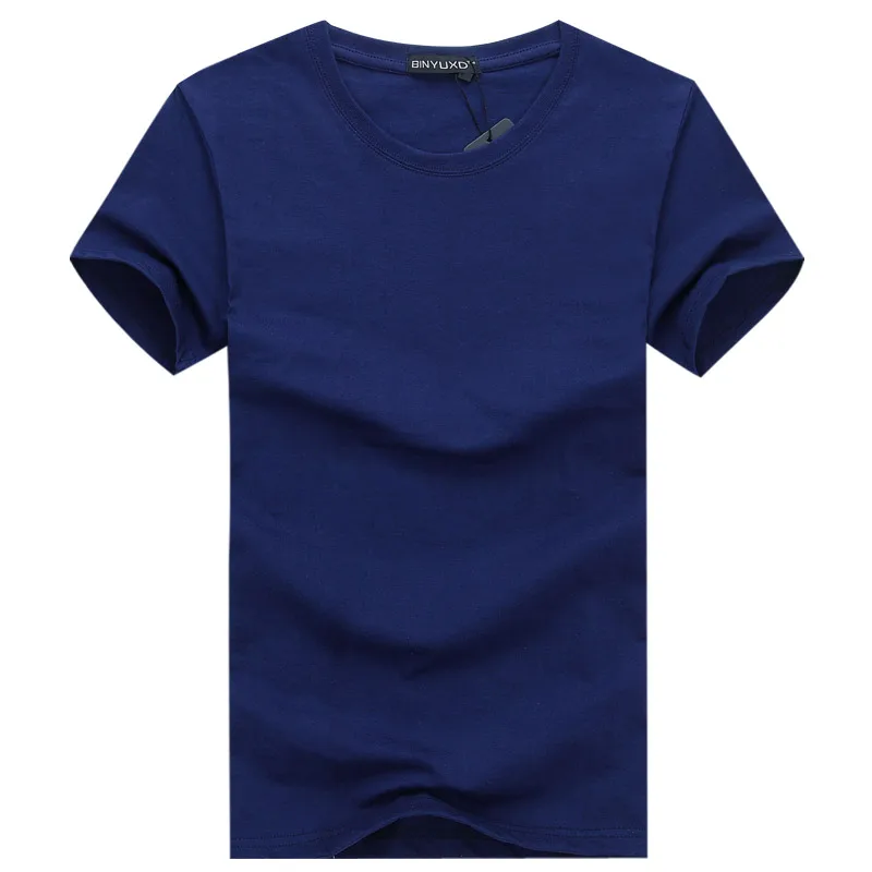 Six Men's Quality Multi Colour Solid Tees-4