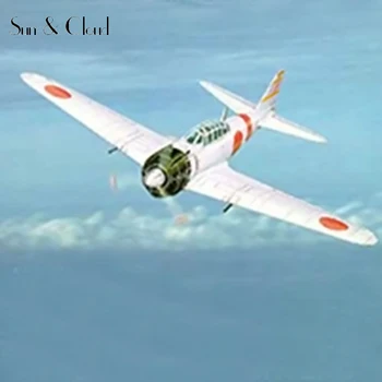 

1:72 3D Japanese A6M Zero Fighter Plane Aircraft Paper Model Assemble Hand Work Puzzle Game DIY Kids Toy