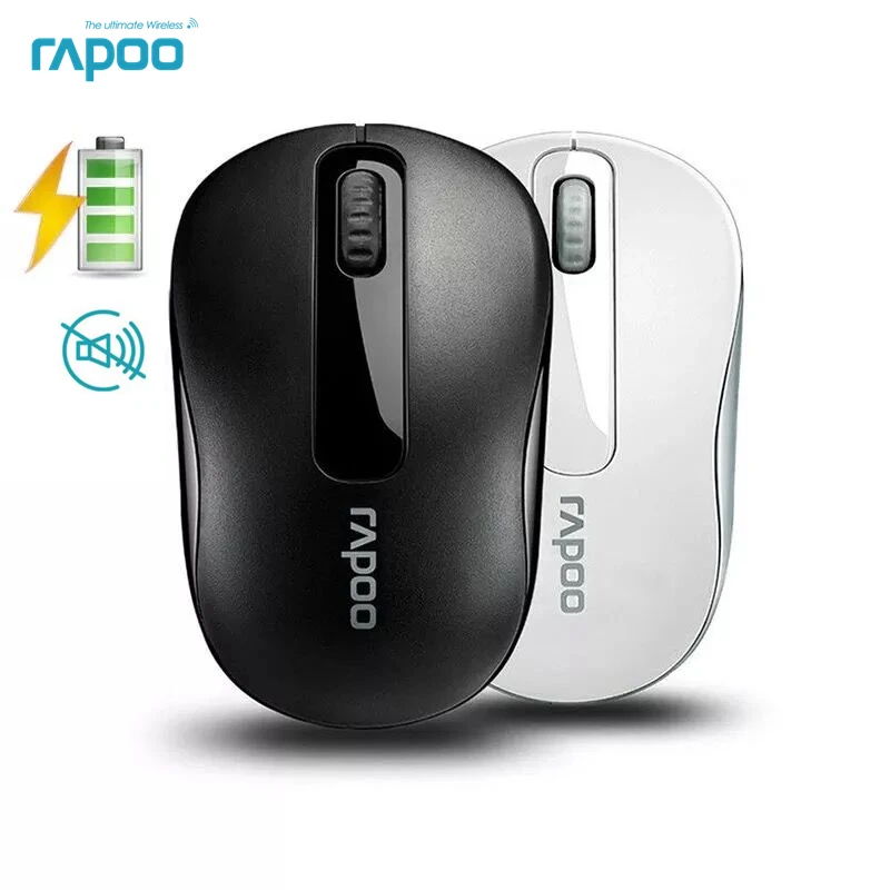 

Original Rapoo Wireless Mouse Optical 2.4G Reliable 1000DPI Mini Mouse For Computer Laptop Desktop Gaming free mouse pads
