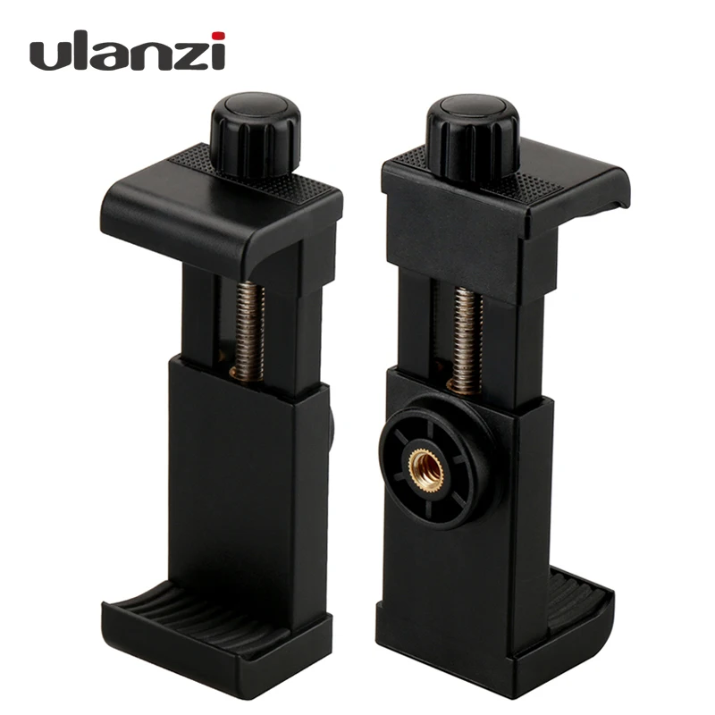 

Ulanzi Phone Mount Tripod Adapter Universal Vertical Bracket SmartPhone Clip Holder for iPhone 7 Plus, 5 Huawei Xiaomi Samsung