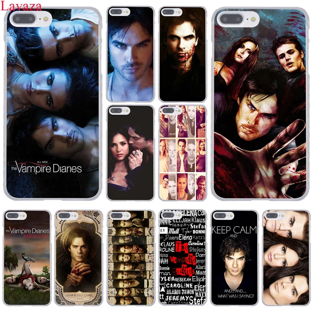 

the Vampire Diaries Hard Case Transparent Cover for iPhone 7 7 Plus 6 6S Plus 5 5S SE 5C 4 4S