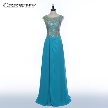 

CEEWHY Embroidery Formal Dress Long Chiffon Evening Dresses Evening Gowns Prom Dress Abendkleid Lang Vestidos de Gala de Noche