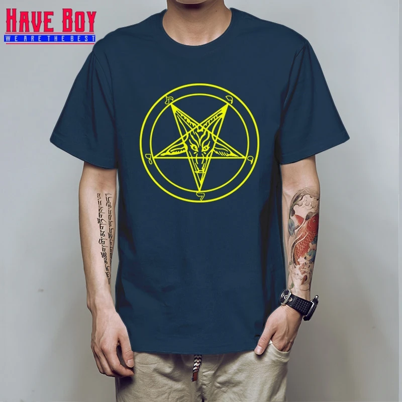 HAVE BOY/футболки с изображением Сатанинского козла бапхомета из мультфильма