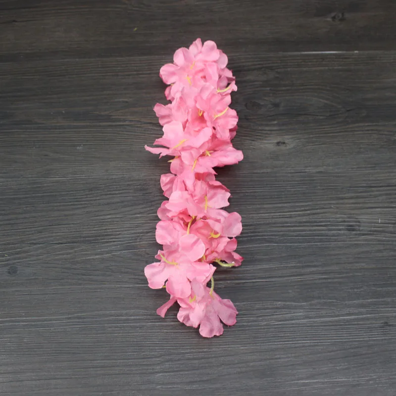 60 см вишневый цвет лоза Сакура искусственные цветы для вечерние свадебные потолочные Декор настенный подвесной ротанговый Флер может быть удлинен - Цвет: C2 30CM