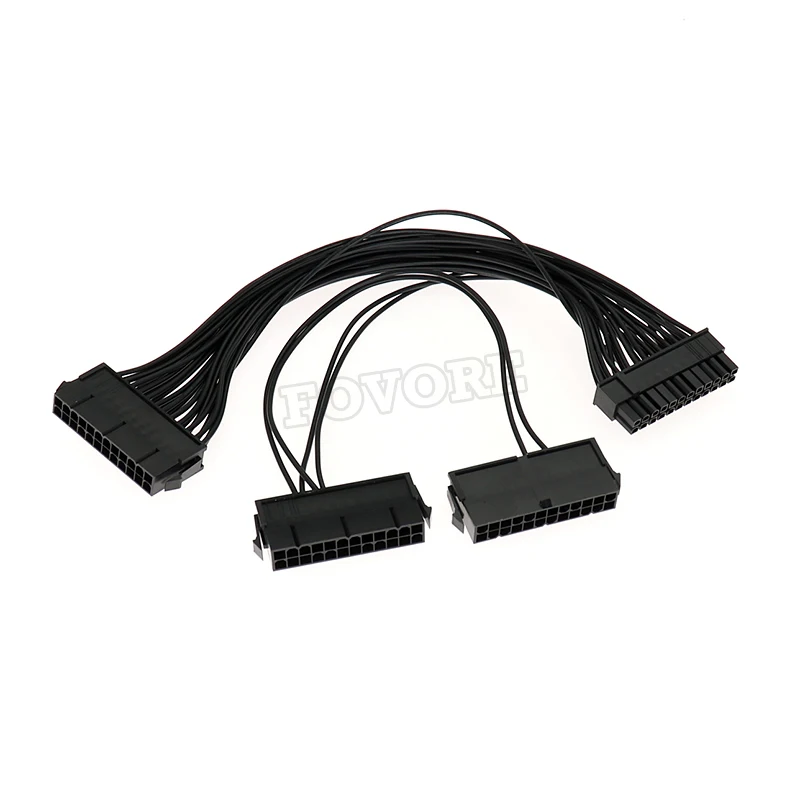 ATX 24Pin 3 блока питания стартовый Шнур адаптер материнской платы кабель 18AWG