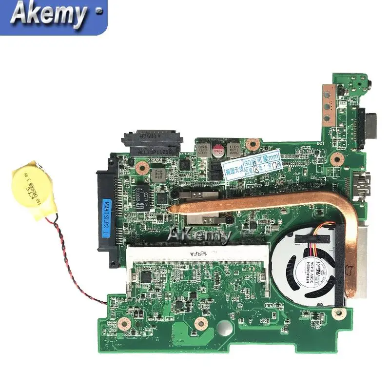 Akemy 1015BX Ноутбук Материнская плата Asus Eee PC 1015BX материнская плата REV 2,1G полностью протестированная плата без тепла 2 Гб C60 Процессор