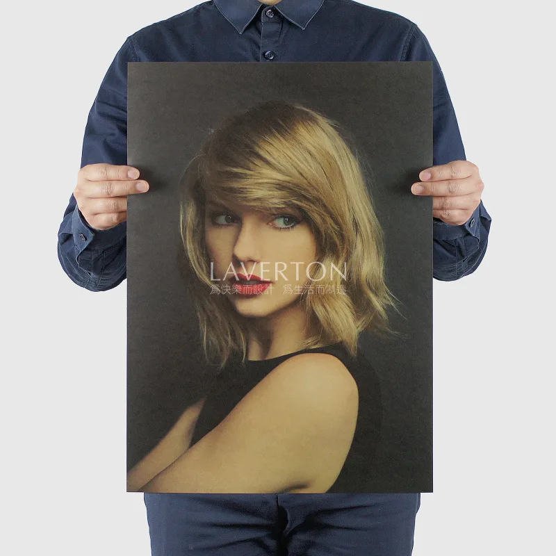 

Love Story music/ Taylor singer Beauty star B/kraft paper/bar poster/Wall stickers/Retro Poster/decorative painting 51x35.5