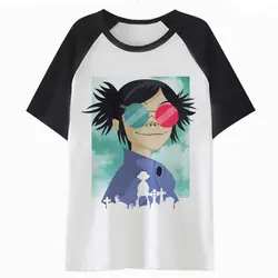 Gorillaz футболка уличной хип футболка мужской harajuku для хип-хоп забавная Футболка мужская топы, футболки F2425