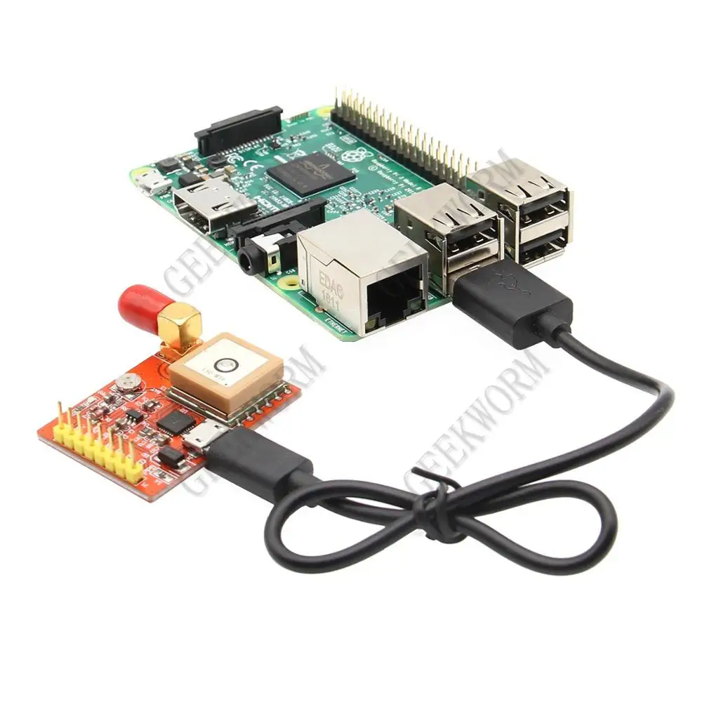 Raspberry Pi USB порт gps Плата расширения L80-39 gps модуль для Raspberry Pi 3 Model B+ plus/3B/2B/B