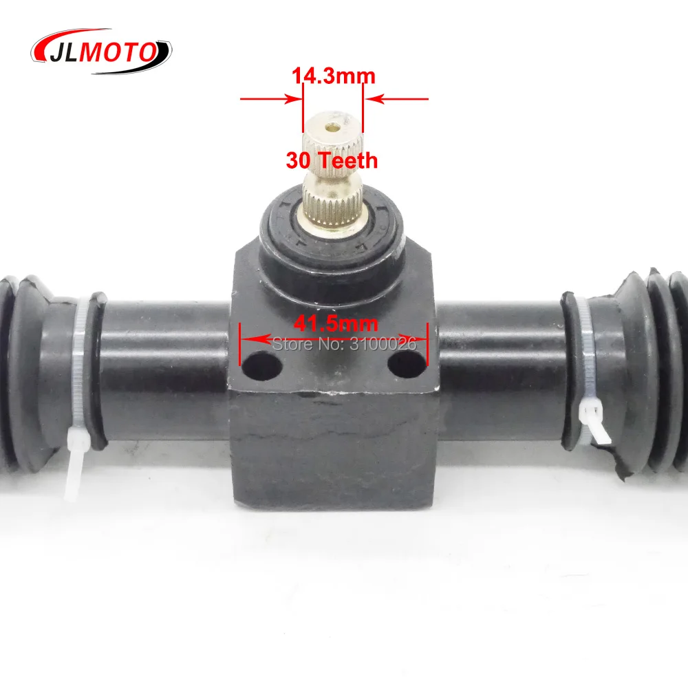460 мм M10 полный стальной усилитель рулевого управления, зубчатая рейка в сборе, подходит для DIY, Китай, гольф, картинг, багги, картинг, ATV UTV, запчасти для велосипедов