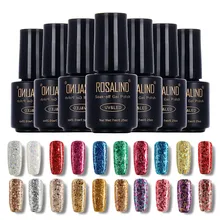 ROSALIND Nail polish Sequins Gel Nails Polish Nail Art UV LED Nail Gel Polish Semi Permanent Varnish wholesale vernis ongle