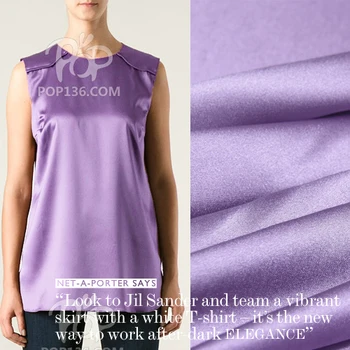 

Free shipping! Europe custom plain satin fabrics really stretch at wholesale high-grade silk clothing cloth
