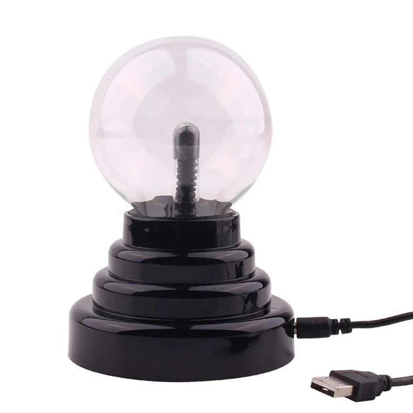3 Inch Glass Plasma Ball Lamp Electric Globe Static Light Touch Sensor Lightning Table Lights Sphere Nightlight Kids Gift 3 Inch Glass Plasma Ball Lamp Electric Globe Static Light Touch Sensor Lightning Table Lights Sphere Nightlight Kids Gift