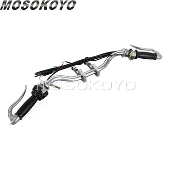 

1 Set Motorcycle Complete Handlebar Grip Brake Cable Lever for Zundapp DB DS DBK KS KS750 BMW M72 R12 R66 Dnepr Ural Sidecar