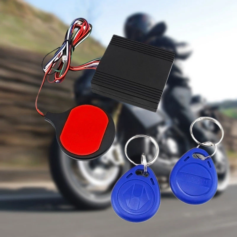 

Motorcycle Bike IC card Alarm induction invisible lock Immobilizer Lock set