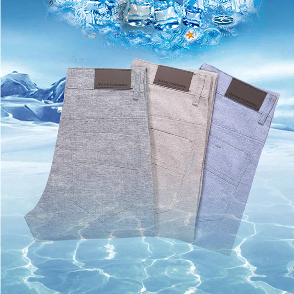 

2019 Summer high quality Men's Linen Pants man Casual thin trousers Men pantalones male pants Plus size W522