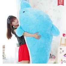 Огромный 200 см плюшевая игрушка Дельфин, подушка, Рождественский подарок w9614