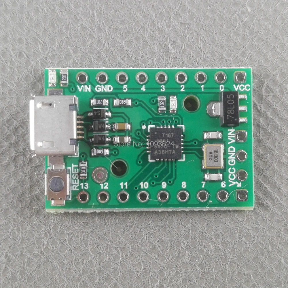 

Hot sale 5Pcs/Lot Digispark Pro kickstarter development board use Micro ATTINY167 MMU module for Arduino usb