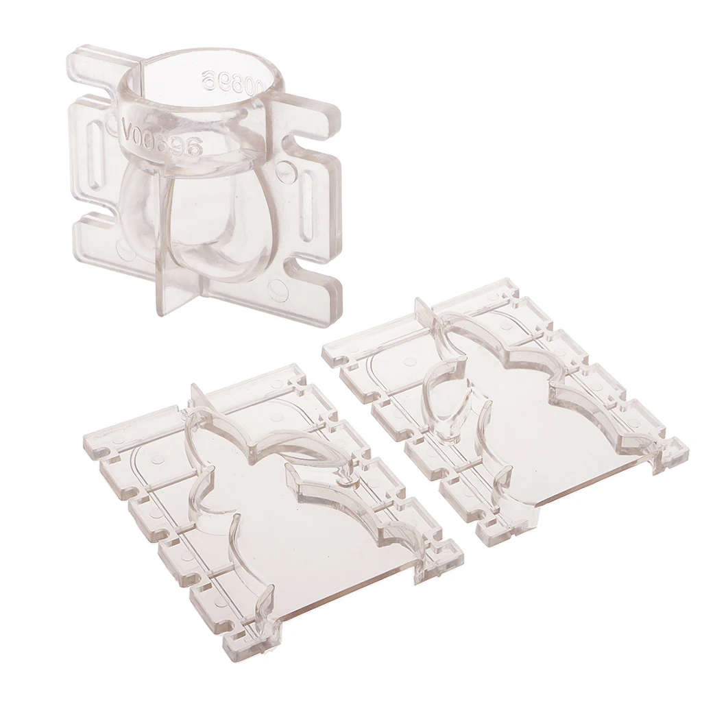 2pcs 3D Plastic Love Heart +Rabbit Mold For Candle Soap Making DIY Tools –Easter Holiday Present Supply
