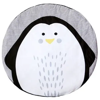 

Kawaii Game Blanket Round penguin Newborn Play Mat Jenner Baby climbing Kids Mats Toddler Floor Carpet creeping peuter Toy