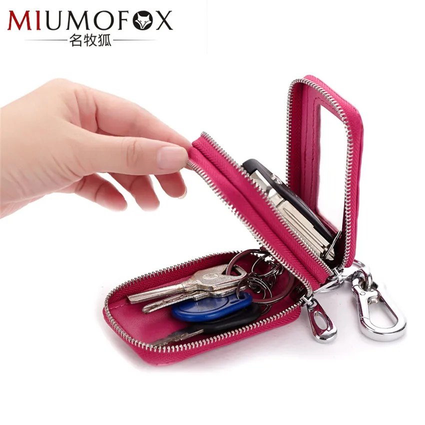 Купить Keychain Case Wallet Genuine Leather Unisex Alligator-grained Key Organizer&ampHolder Car Housekeeper Pouch W67  Багаж и сумки | Key Wallets (32851825083)