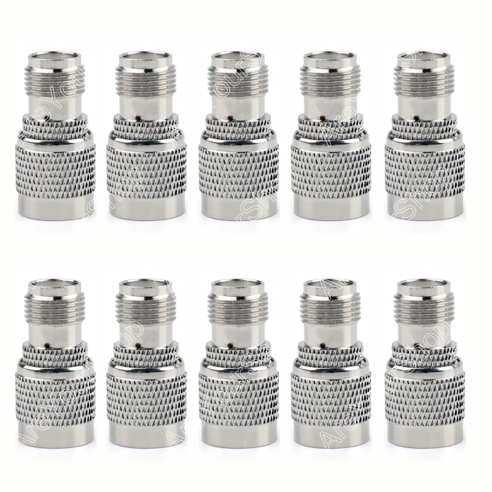 Sale 10 Pcs Adapter TNC Male Plug To RP-TNC Female Plug RF Connector Straight M/F Wire Connector PTFE High Quality minijack plug sale 10pcs adapter rp sma female plug to rp sma female connector straight reticulated high quality minijack plug wire connector