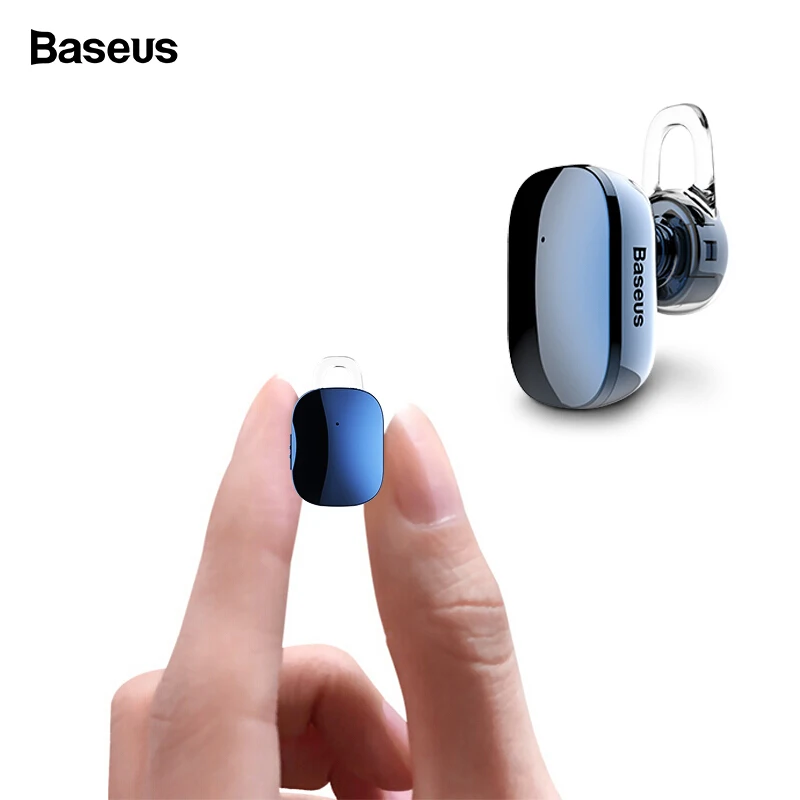Comprare Baseus Mini Auricolare Bluetooth Hands free Auricolare Bluetooth Senza Fili Della Cuffia con Il Mic 4.1 Gancio Dell orecchio Auricolari Auricolari Per Il Telefono
