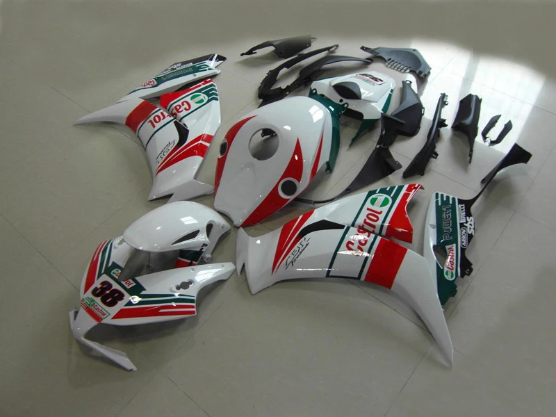 Комплект обтекателей под давлением для HONDA CBR1000RR 12 CBR 1000RR 2012 cbr1000 rr ABS белый красный