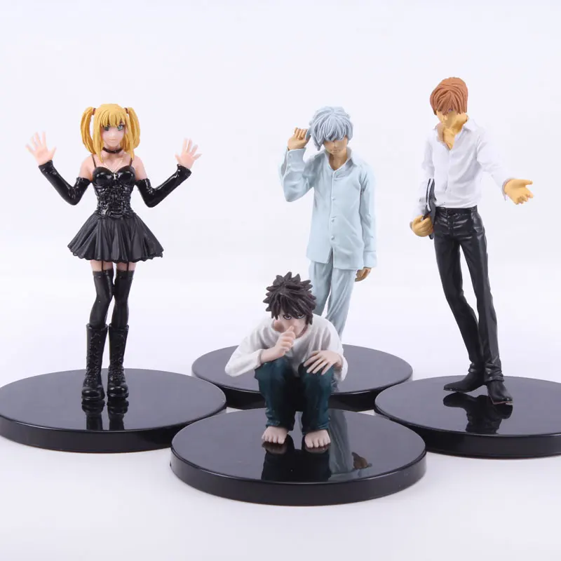 Аниме Death Note L Killer Ryuuku Rem Misa Amane ПВХ Фигурки игрушки 6 шт./компл. DNFG003|figure toy|action figure