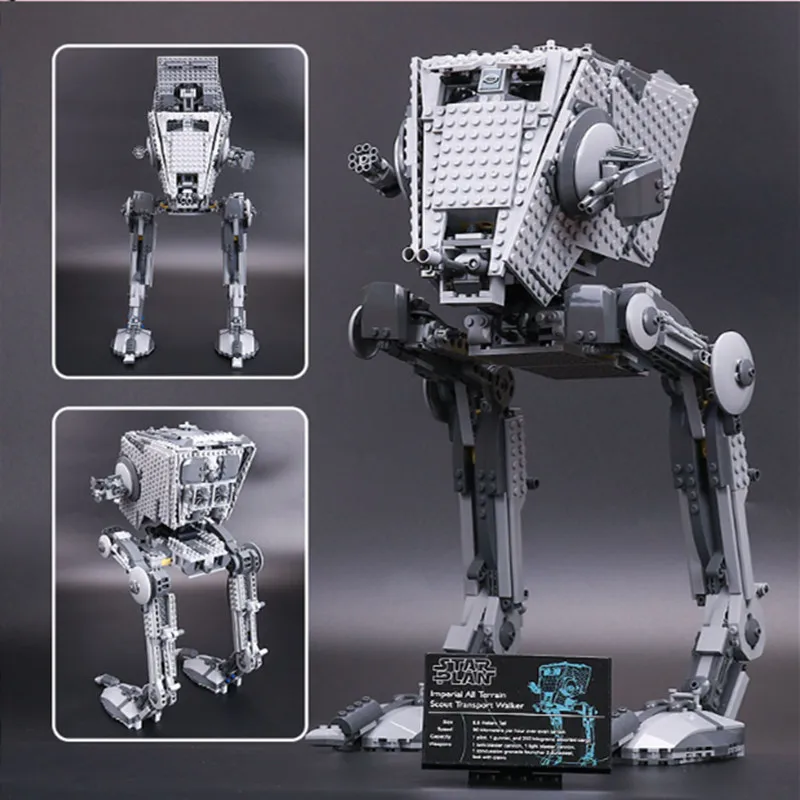 

Lepin 05066 lepin starwars Imperial AT-ST Walker Bricks Set Compatible Legoing Star Wars AT-ST Walker 75153 Building Blocks Toys