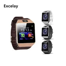 Excelay Смарт-часы DZ09 sim-карты движение вызова Часы Bluetooth подключения телефона Смарт компаньон для телефона Android аксессуары