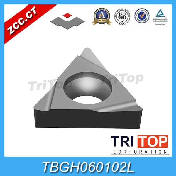 ZCCCT types of inserts in cnc YBG102/TBGH060102L (10 inserts/box) ZCC.CT Cemented Carbide