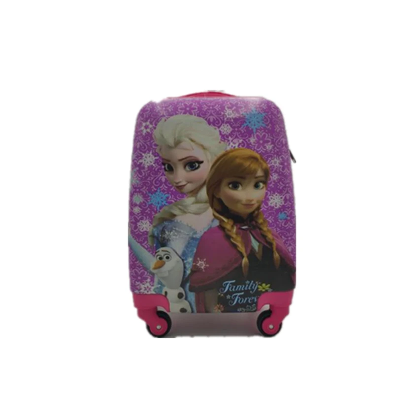 

18" Carry-on Suitcase with Wheels Kids Spinner Luggage Travel Rolling Luggage Trolley Bags Children's Luggage