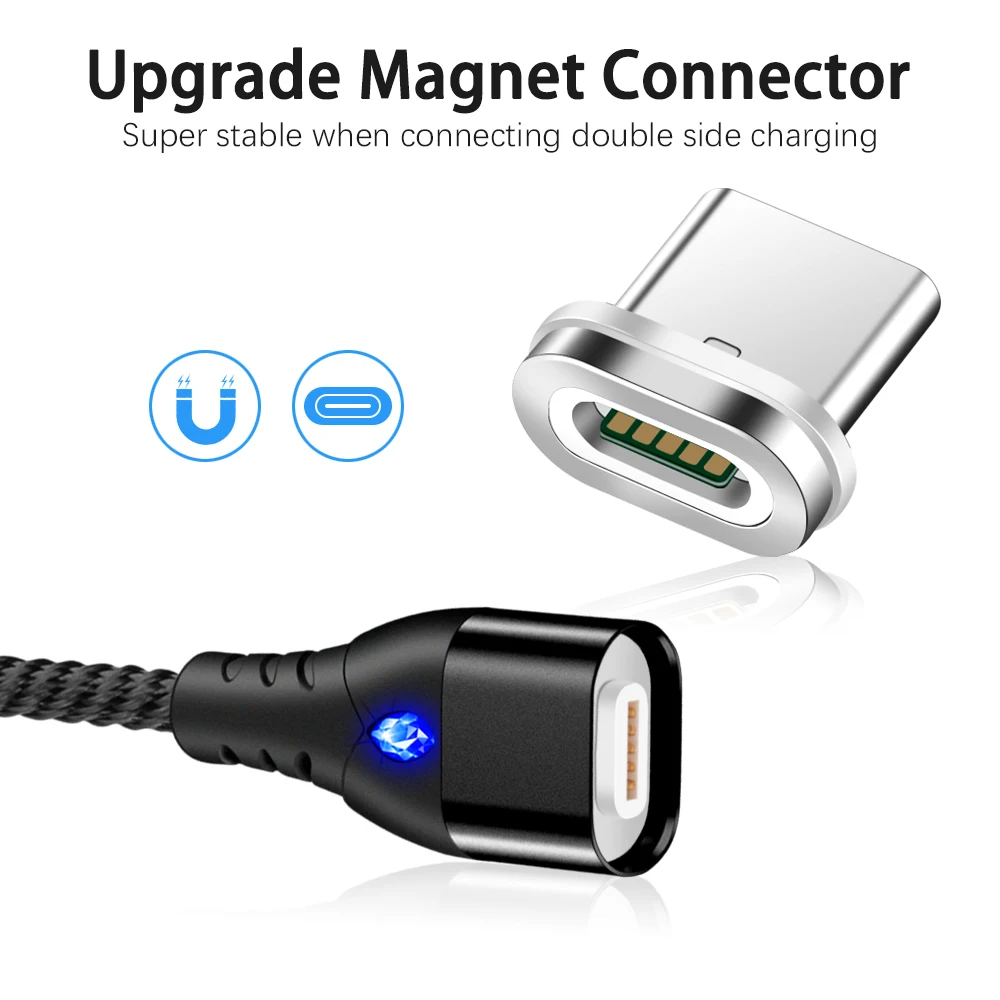 Магнитный USB кабель Marjay типа C для Samsung Galaxy S10e Plus Xiaomi быстрая зарядка телефона