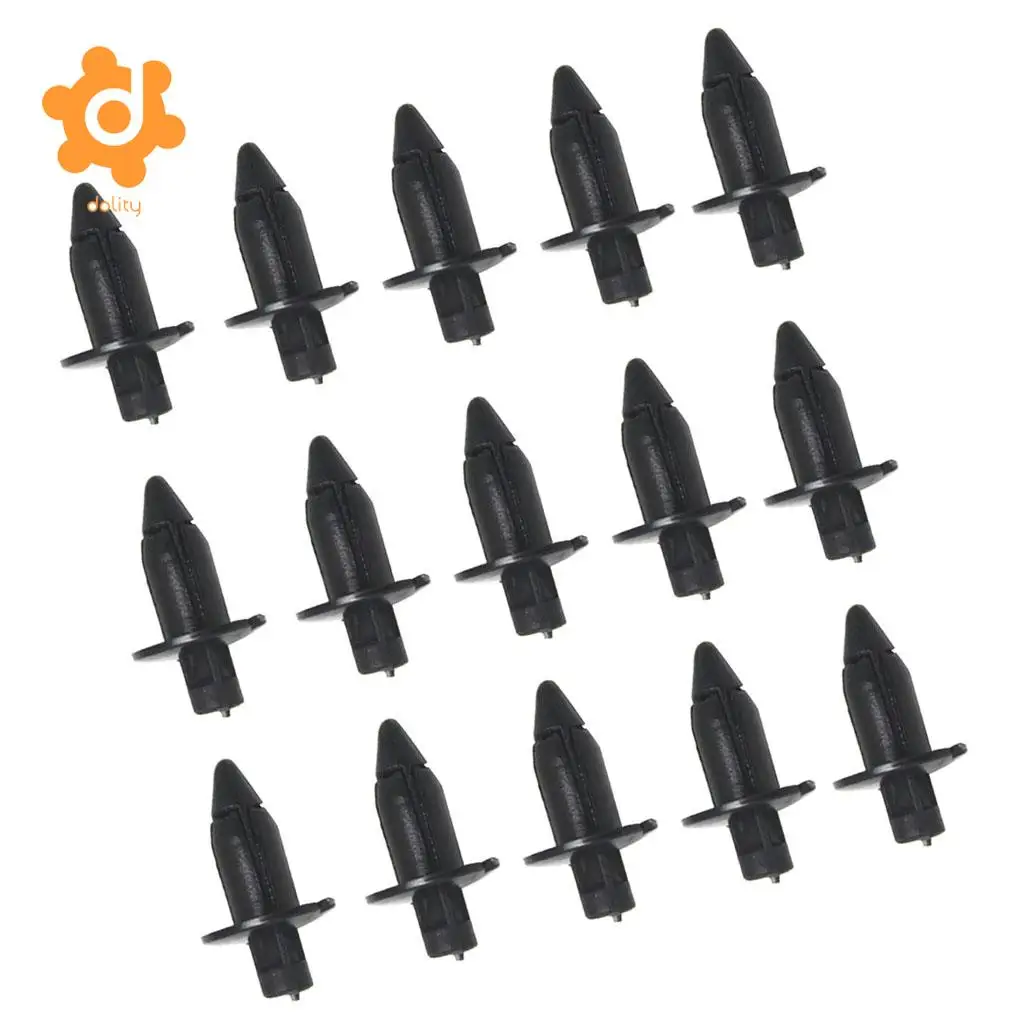 100 Pieces 6mm Motorcycle Fairing Rivet Retainer Trim Push Clips for