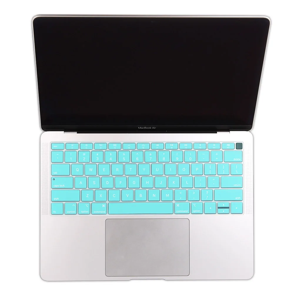Redlai английская(США) клавиатура крышка облегающий рукав для MacBook Air 13 A1932 с retina fit Touch ID мягкая ТПУ клавиатура протектор