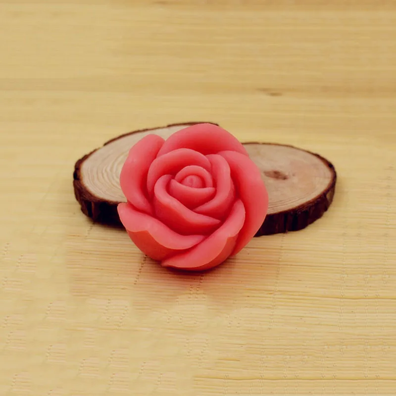 Buy Big Rose Silicon Flower Candle Molds Silicone