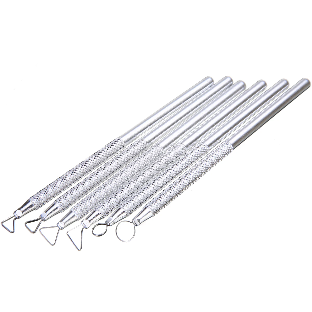 Mayitr 6pcs New Clay Sculpting Wax Carving Pottery Tools Polymer Ceramic Modeling KitRibbon Sculpting Tools Set