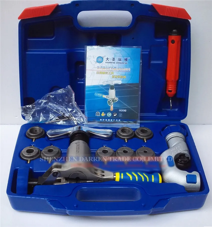 1pc/lot WK-519FT-L pipe flaring cutting tool set,tube expander, Copper tube flaring kit Expanding scope 6-19mm