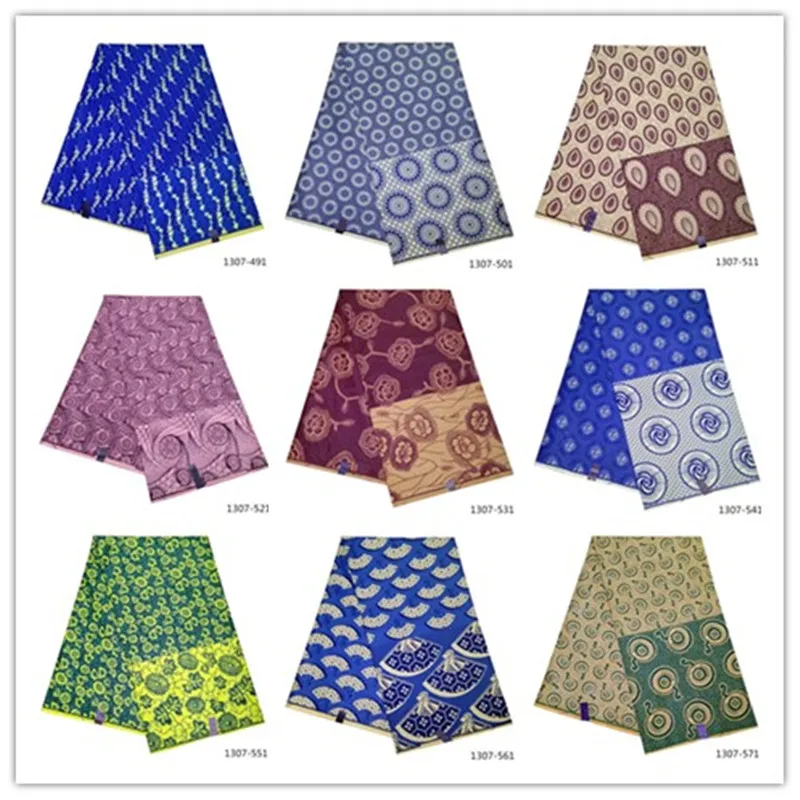 

wholesale african ankara java wax 100% Polyester 2019 latest cheapest design fabric 100% african print fabric 1307-491
