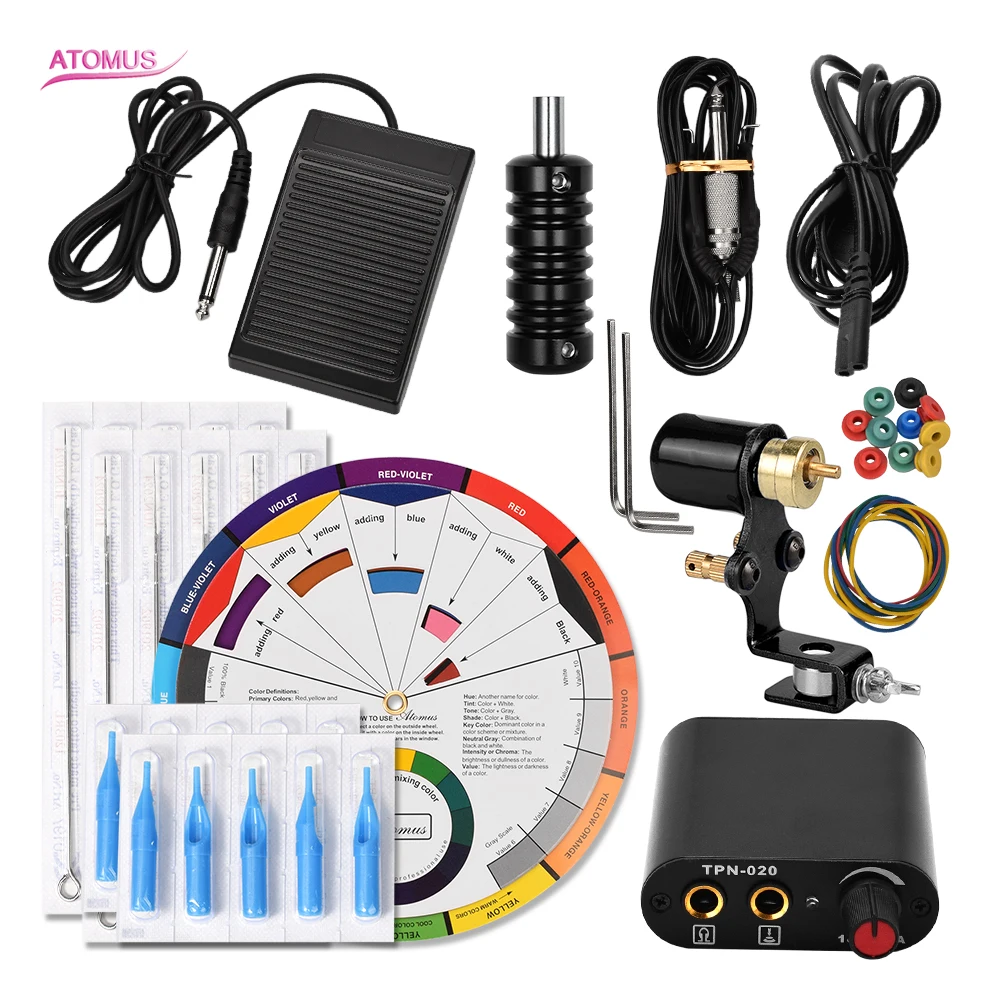 

Tattoo Machine Suplies Tatto Set Tatuaje Maquina Professional Rotary Permanent Makeup Tatouage Pen Tattoo Kits Iniciante Kit Set