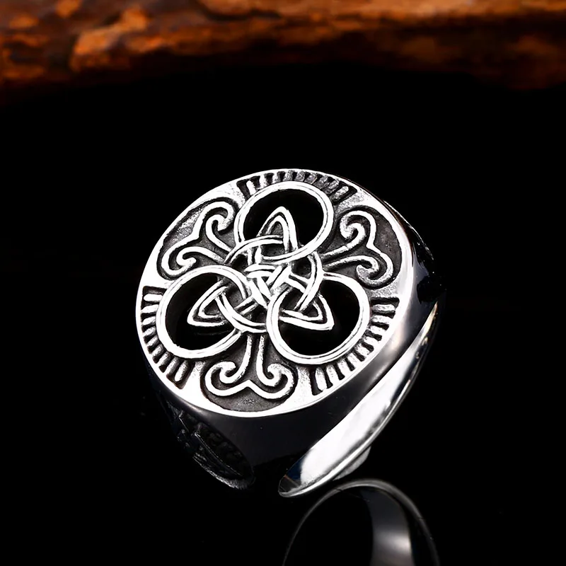 BEIER stainless steel character geometry thor's hammer mjolnir Viking ring for man`s gift Punk rock Lucky JewelryBR8-663