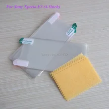 1000 шт./лот Ясно гвардии защитная Плёнки для sony Xperia E3 Экран протекторы 4,5 дюйма телефон DHL FedEx