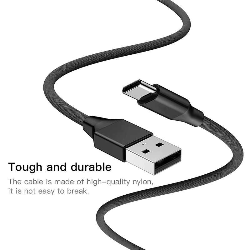 Oppselve USB نوع C كابل لسامسونج غالاكسي S10 S9 S8 زائد شياو mi mi 9 سريع شحن USB-C شاحن المحمول الهاتف نوع-C كابل