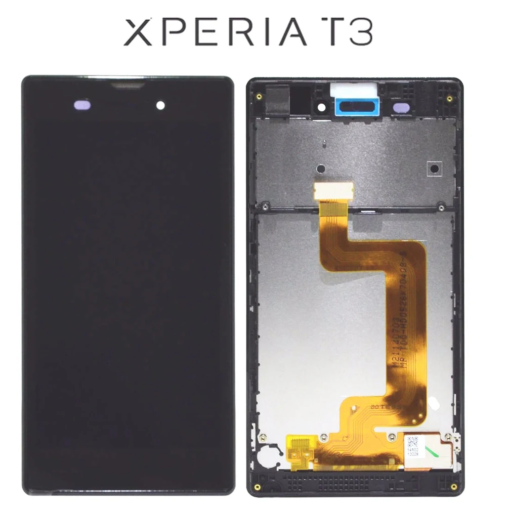 Оригинальный 5 3 ''для SONY Xperia T3 LCD дисплей сенсорный экран Рамка дигитайзер