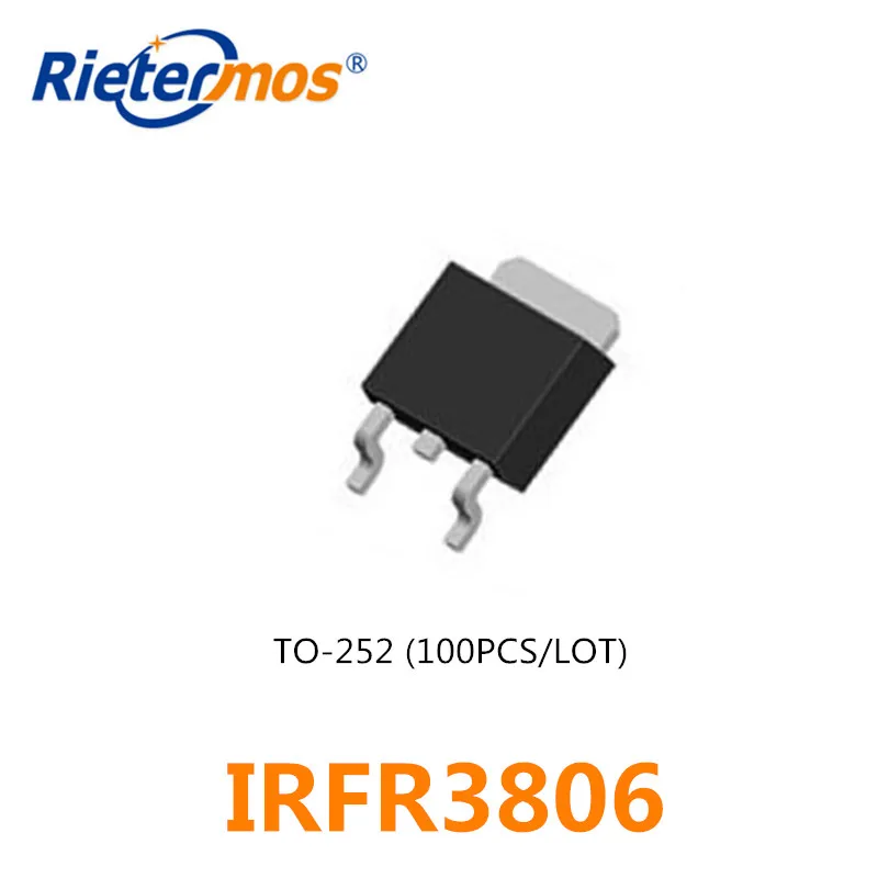 100 шт. IRFR3806 IRFR3806PBF FR3806 TO252 N CHANNEL 60 V SMD|smd| |